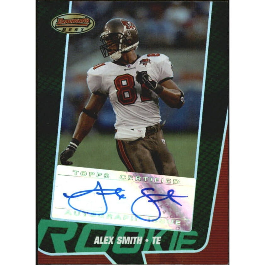 2005 Bowman’s Best Green #163 Alex Smith TE AU
