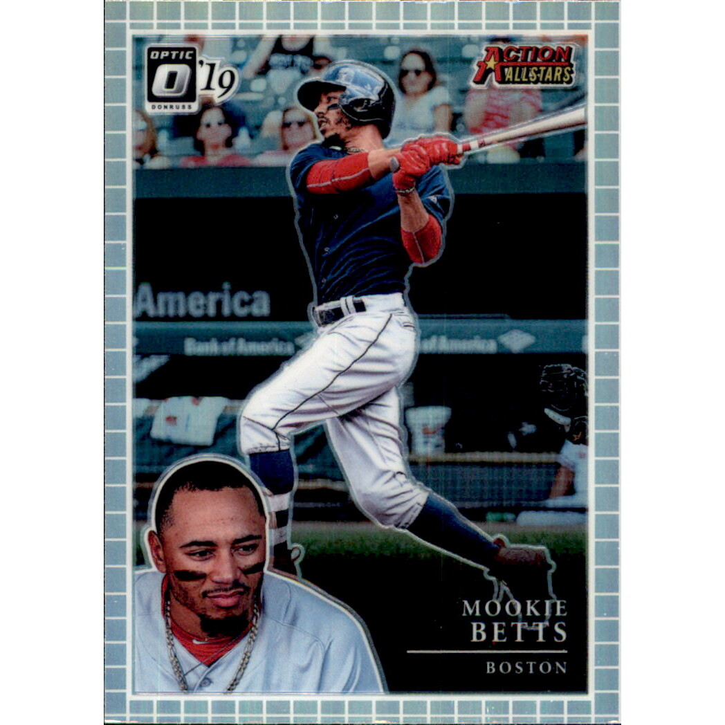 2019 Donruss Optic Action All-Stars Holo #5 Mookie Betts