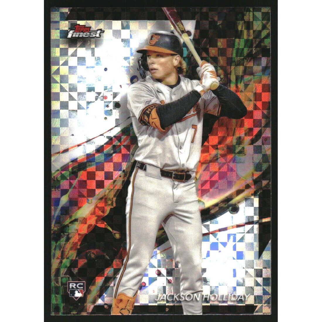 2024 Finest Checkerboard Refractors #76 Jackson Holliday