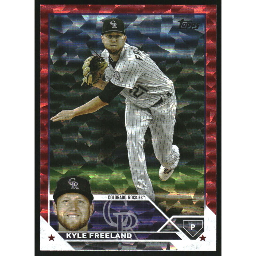 2023 Topps Red Foil #348 Kyle Freeland. rookie card picture