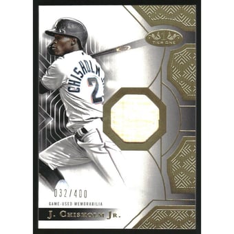 2023 Topps Tier One Relics #T1RJCH Jazz Chisholm Jr. B/400