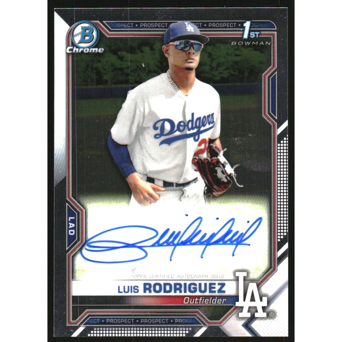 2021 Bowman Chrome Prospect Autographs #CPALR Luis Rodriguez