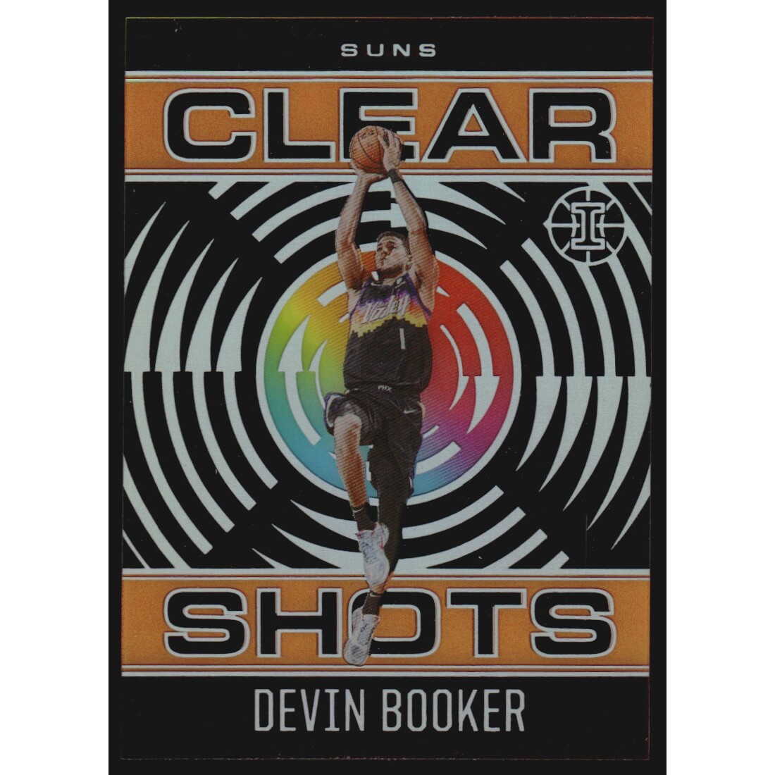 2020-21 Panini Illusions Clear Shots Orange #4 Devin Booker