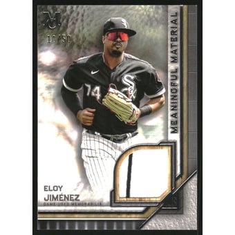 2023 Topps Museum Collection Meaningful Material Relics #MMREJ Eloy Jimenez