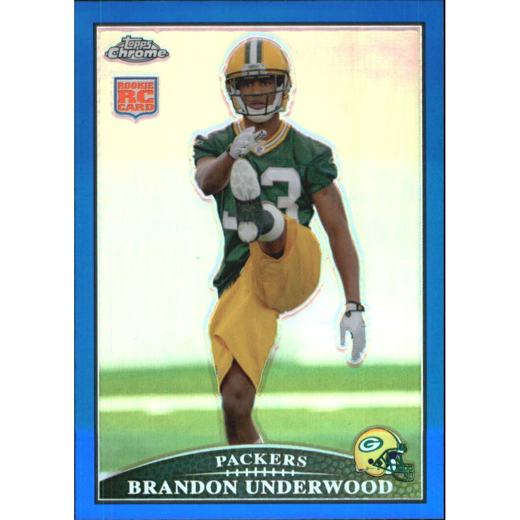 2009 Topps Chrome Blue Refractors #TC124 Brandon Underwood