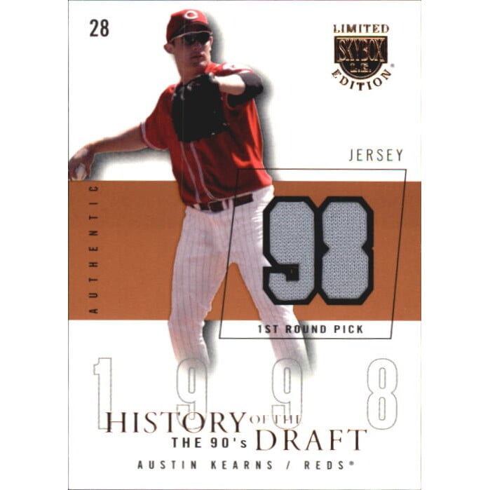 2004 SkyBox LE History Draft 90's Jersey #AK Austin Kearns/98