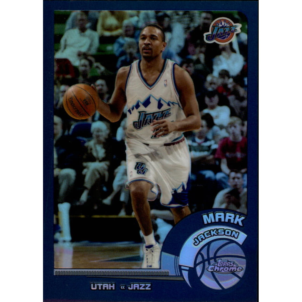 2002-03 Topps Chrome Refractors #49 Mark Jackson. rookie card picture