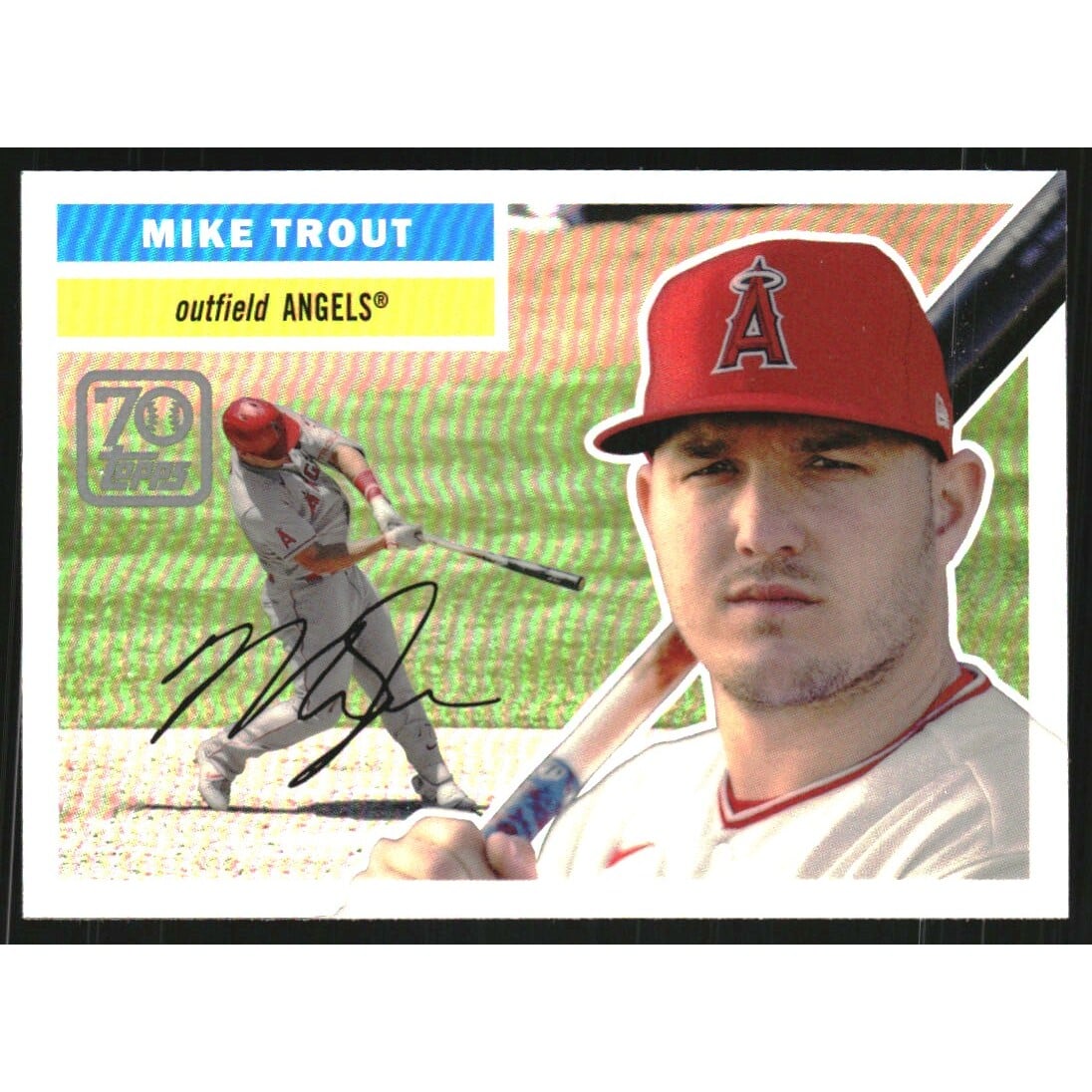 2021 Topps 70 Years of Topps Baseball Chrome #70YTC6 Mike Trout