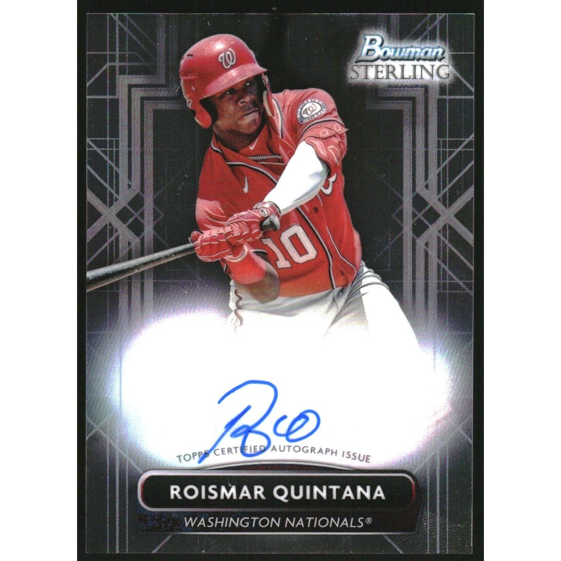 2022 Bowman Sterling Prospect Autographs #PARQ Roismar Quintana
