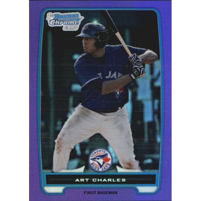 2012 Bowman Chrome Prospects Purple Refractors #BCP155 Art Charles