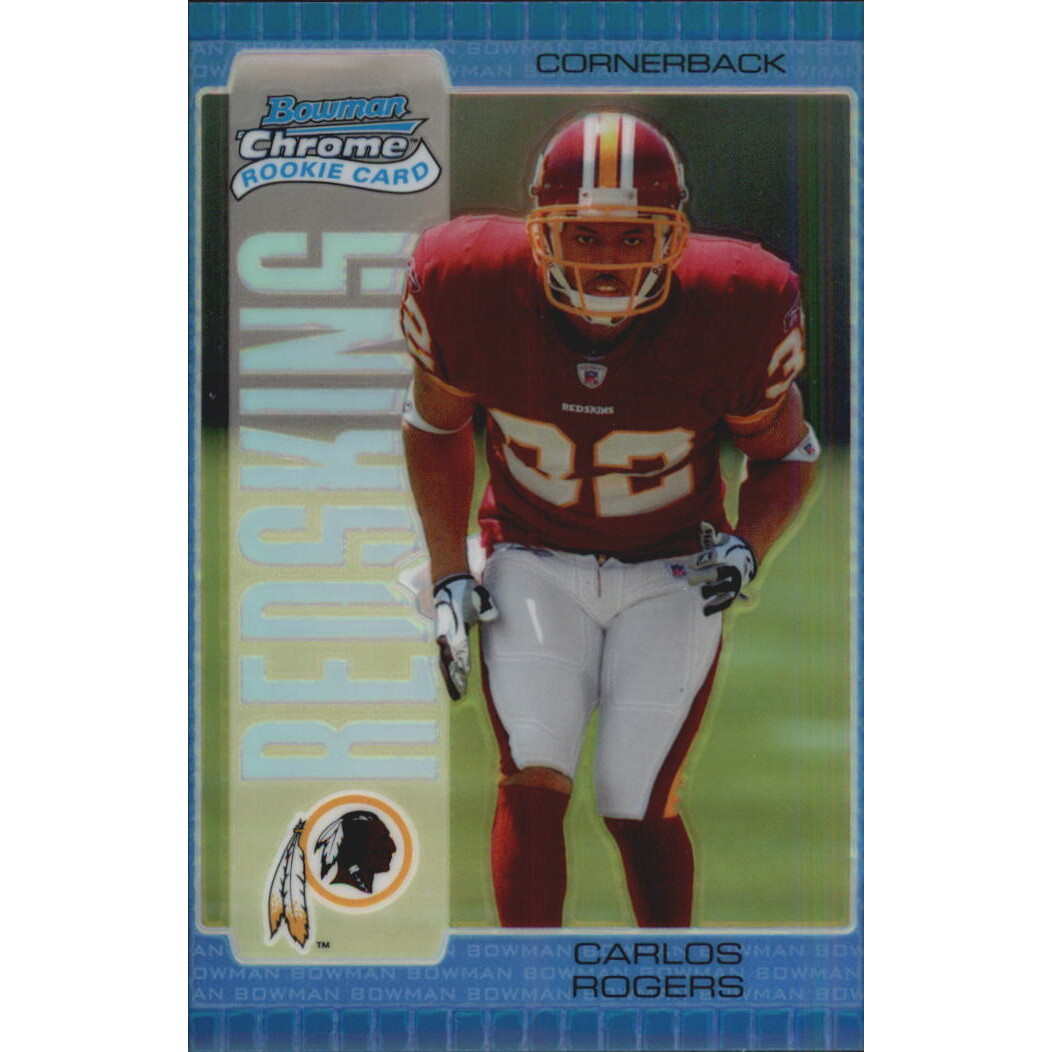 2005 Bowman Chrome Blue Refractors #111 Carlos Rogers