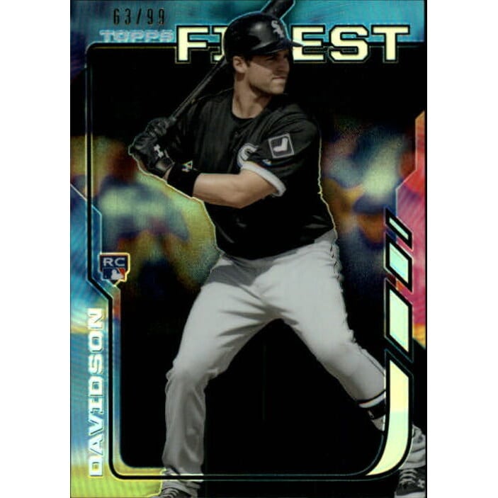 2014 Finest Black Refractors #17 Matt Davidson
