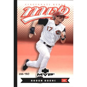 2003 Upper Deck MVP Black #54 Aaron Boone