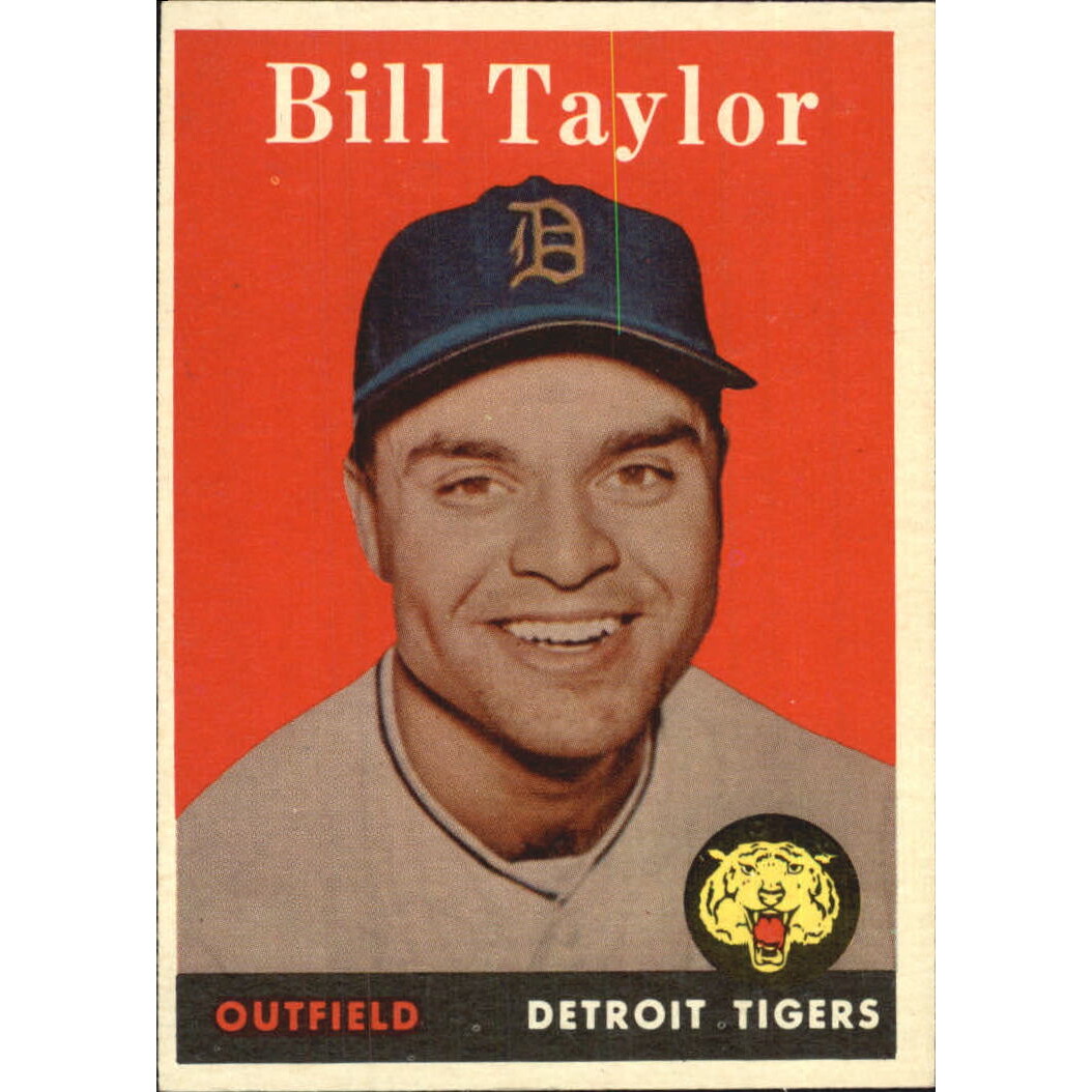 1958 Topps #389 Bill Taylor. rookie card picture