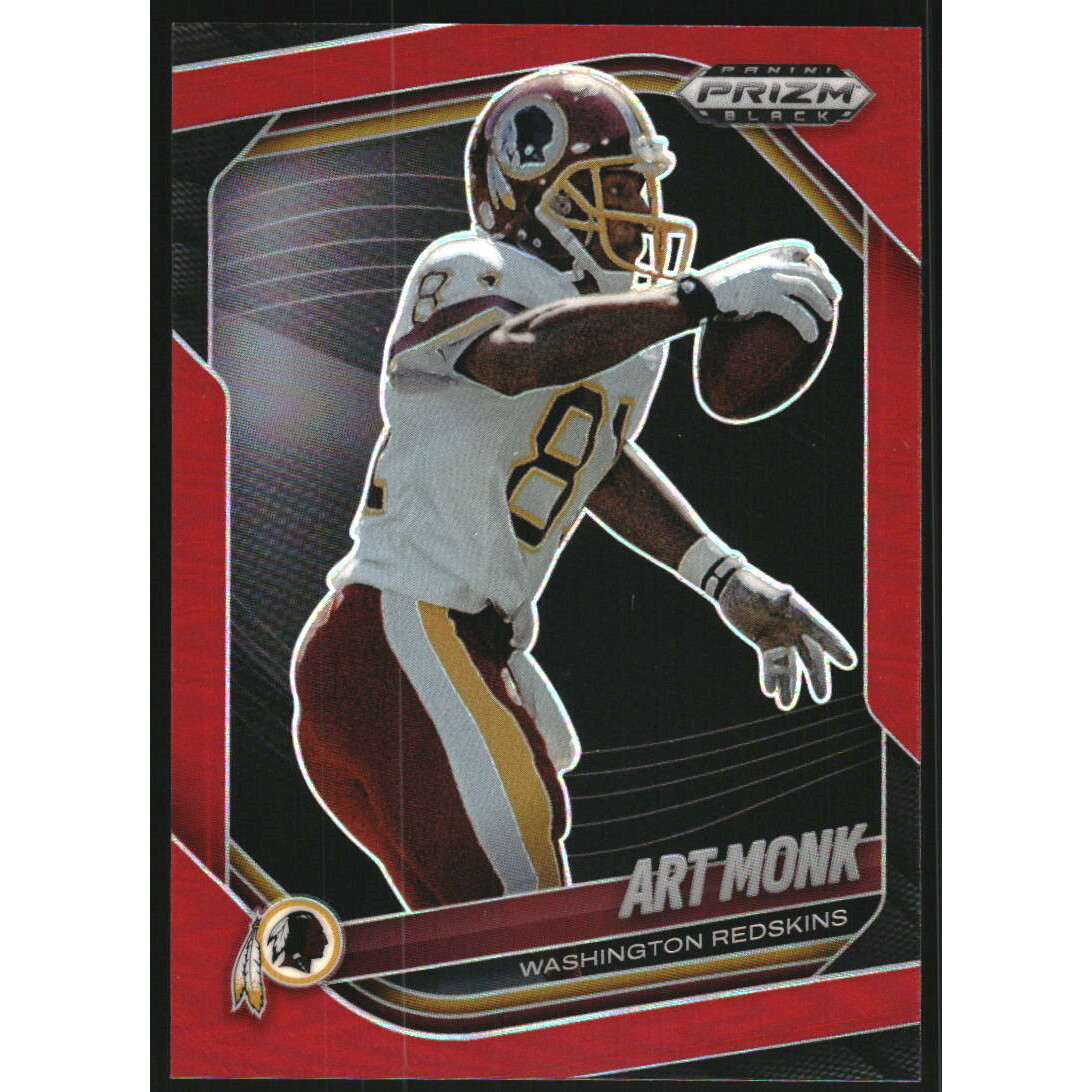 2025 Panini Prizm Black Prizms Red #147 Art Monk