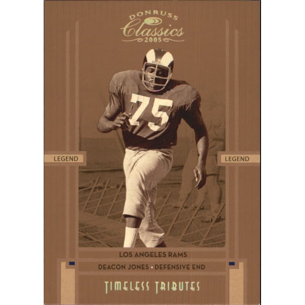 2005 Donruss Classics Timeless Tributes Bronze #128 Deacon Jones. rookie card picture