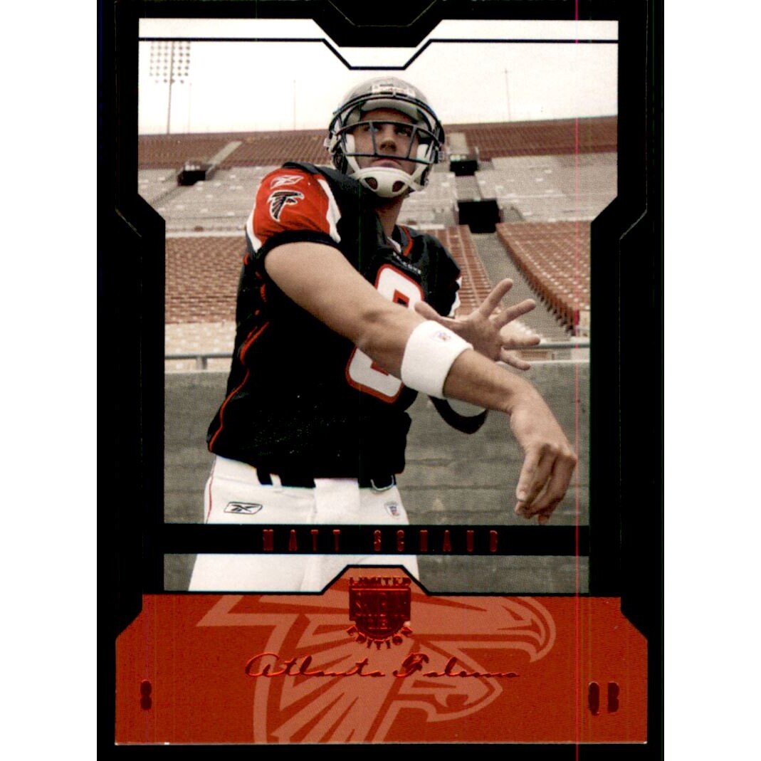 2004 SkyBox LE Black Border Red #108 Matt Schaub 2004 SkyBox LE Black Border Red #108 Matt Schaub
