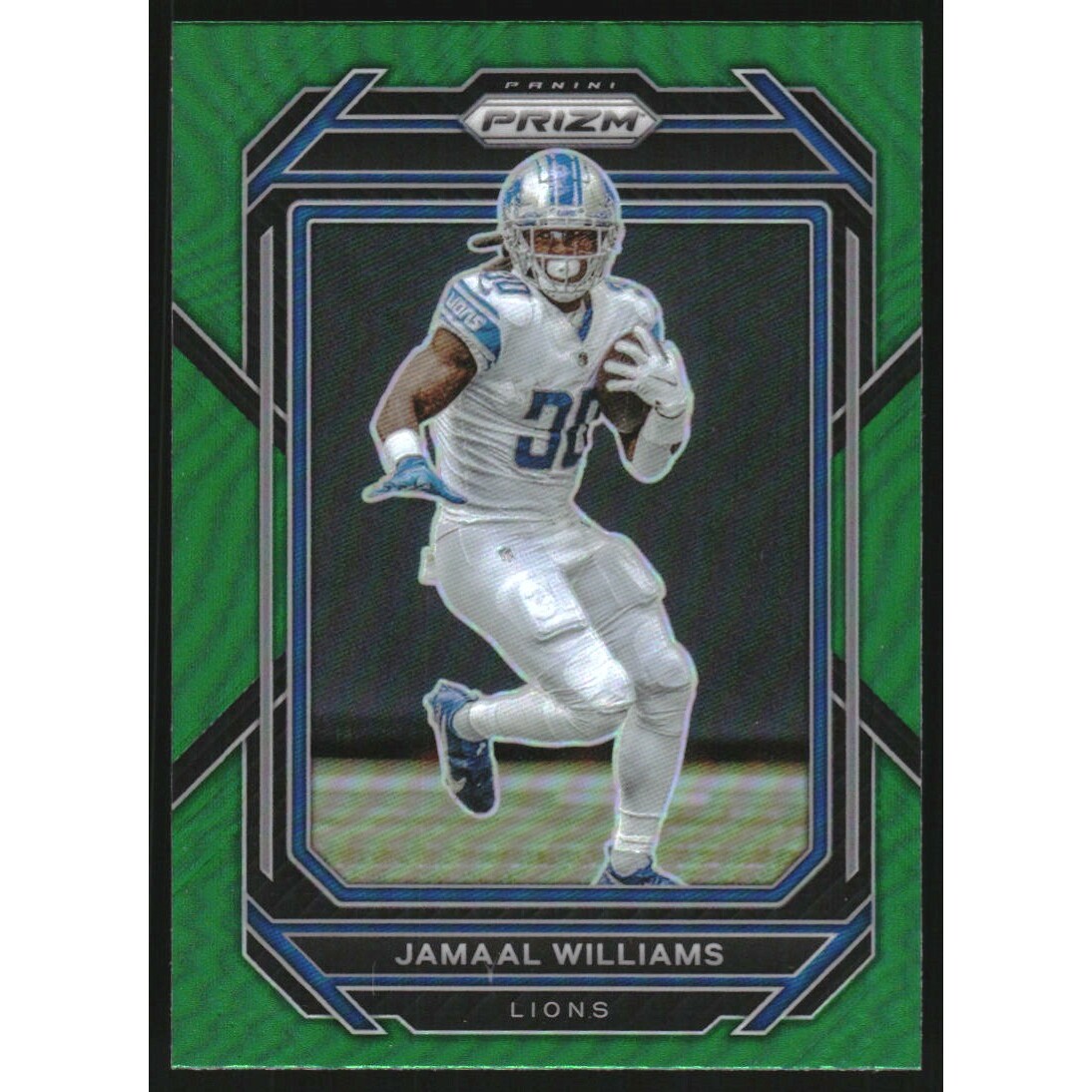 2022 Panini Prizm Prizms Green #97 Jamaal Williams