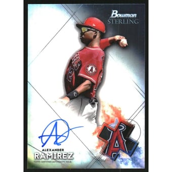 2021 Bowman Sterling Prospect Autographs #BSPAAR Alexander Ramirez