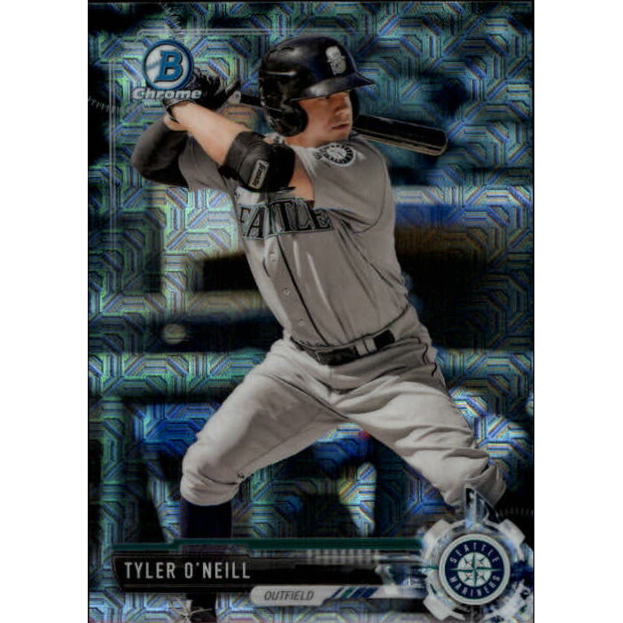 2017 Bowman Chrome Mega Box Prospects Refractors #BCP24 Tyler O'Neill. rookie card picture
