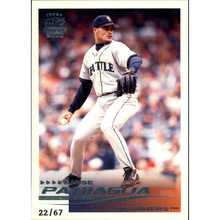2000 Pacific Crown Collection Platinum Blue #267 Jose Paniagua