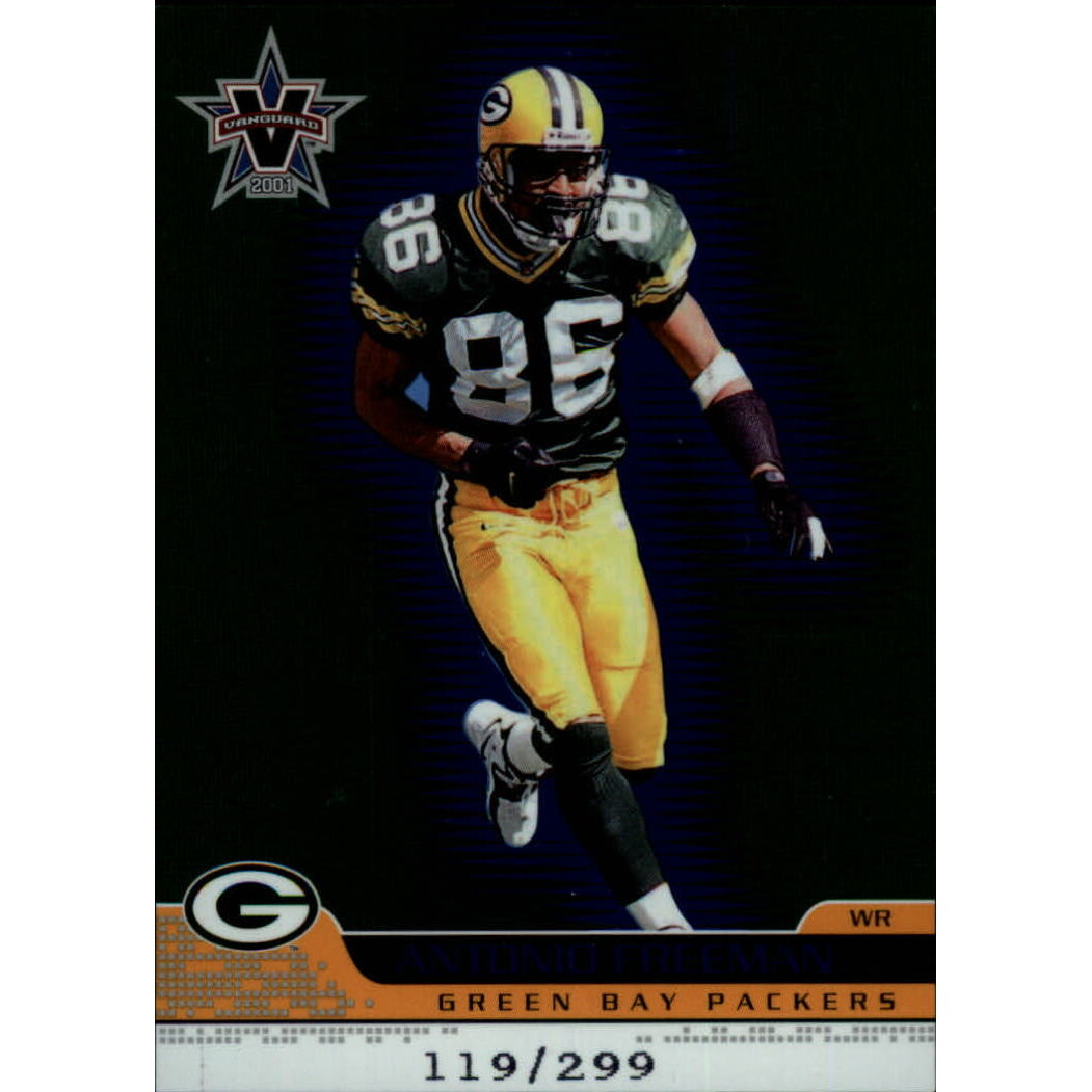 2001 Vanguard Blue #34 Antonio Freeman