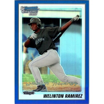 2010 Bowman Chrome Prospects Blue Refractors #BCP35 Welinton Ramirez