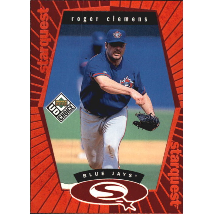 1999 UD Choice StarQuest Red #13 Roger Clemens 1999 UD Choice StarQuest Red #13 Roger Clemens