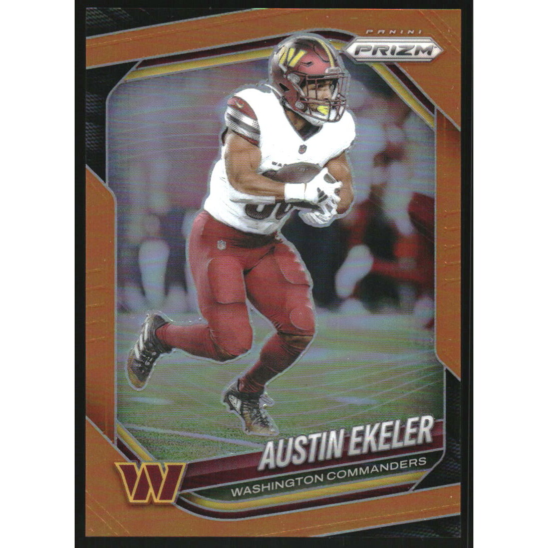 2025 Panini Prizm Prizms Orange #242 Austin Ekeler