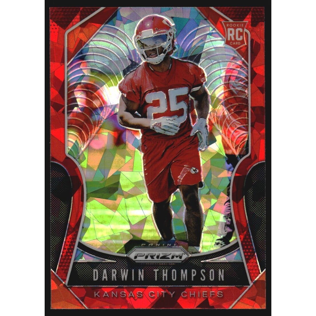 2019 Panini Prizm Prizms Red Ice #400 Darwin Thompson. rookie card picture