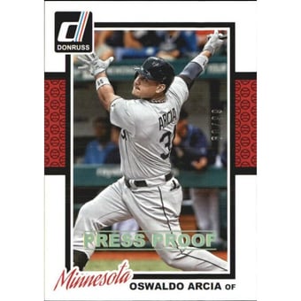 2014 Donruss Press Proofs Gold #315 Oswaldo Arcia