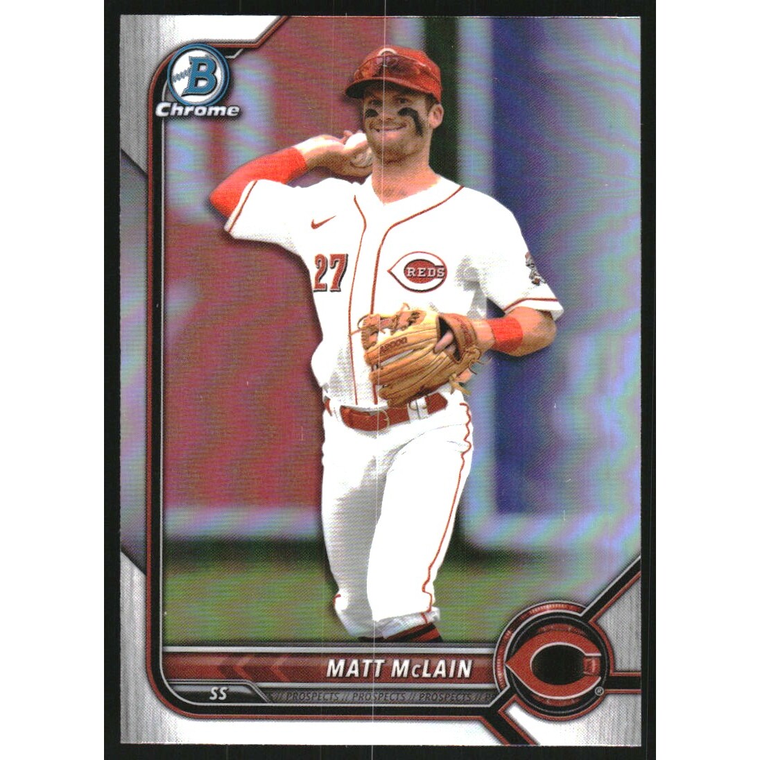 2022 Bowman Chrome Draft Refractors #BDC100 Matt McLain