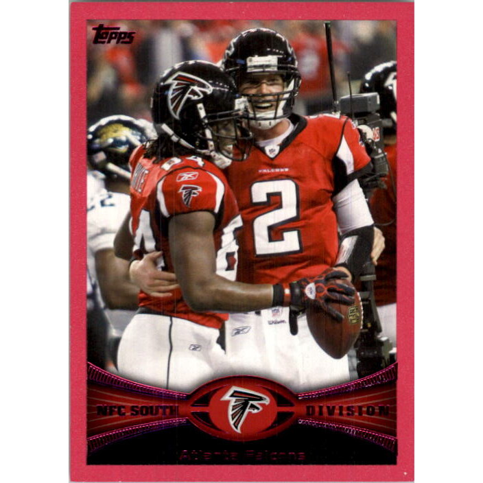 2012 Topps Pink #166 Atlanta Falcons/Matt Ryan/Roddy White 2012 Topps Pink #166 Atlanta Falcons/Matt Ryan/Roddy White