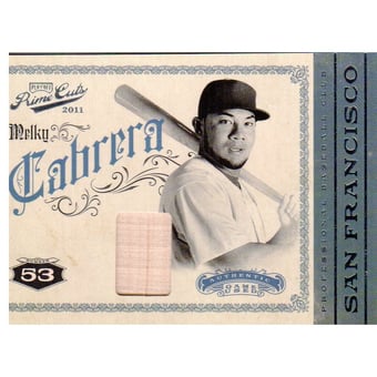 2011 Prime Cuts Materials #31 Melky Cabrera/199