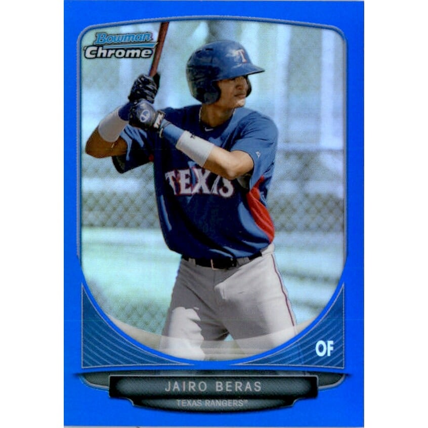 2013 Bowman Chrome Mini Blue Refractors #258 Jairo Beras