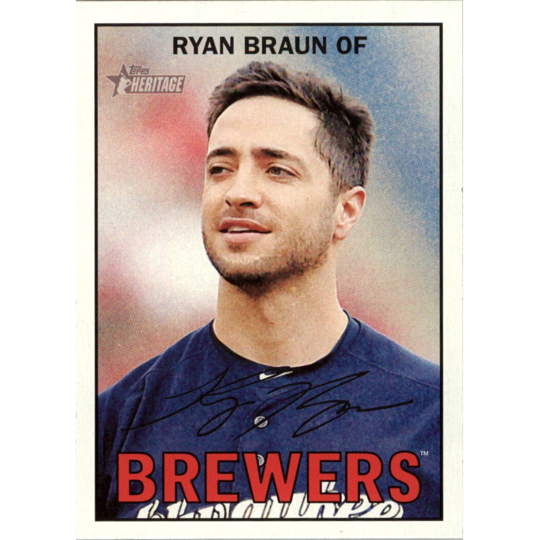 2016 Topps Heritage #496 Ryan Braun SP