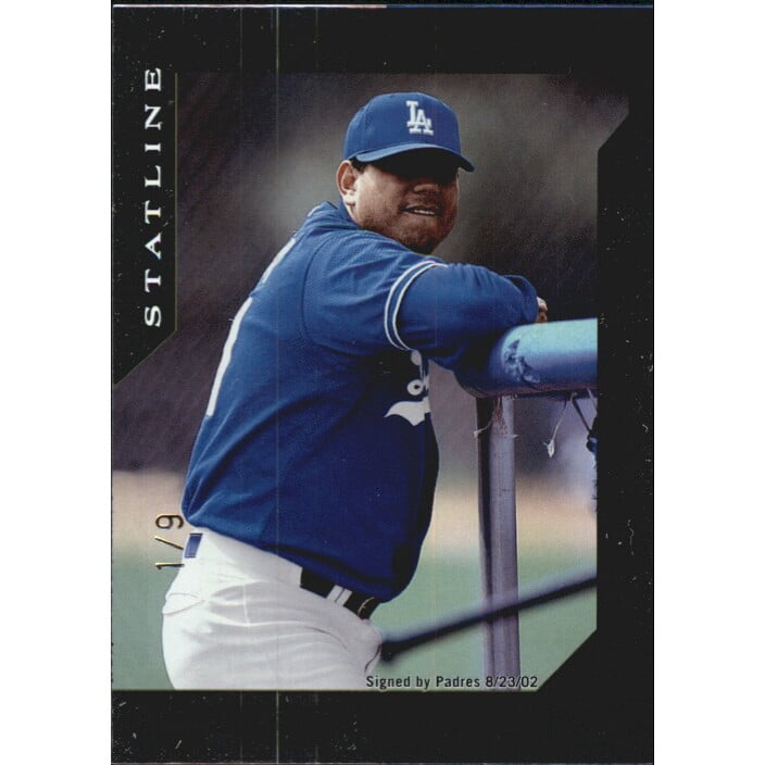 2003 Donruss Team Heroes Stat Line #259 Carlos Garcia/9. rookie card picture