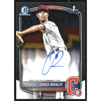 2025 Bowman Chrome Prospect Autographs #CPACMY Chase Mobley