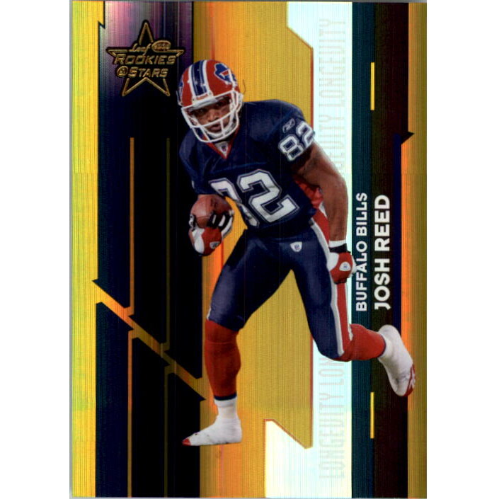 2006 Leaf Rookies and Stars Longevity Gold Parallel #11 Josh Reed 2006 Leaf Rookies and Stars Longevity Gold Parallel #11 Josh Reed