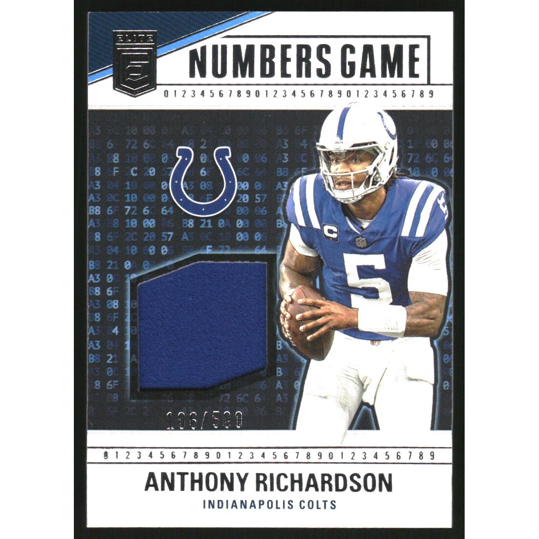 2024 Elite Numbers Game Jerseys #10 Anthony Richardson