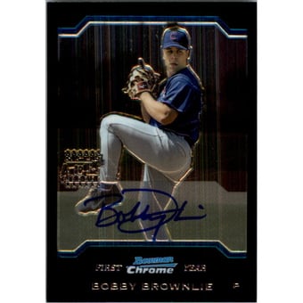 2004 Bowman Chrome #348 Bobby Brownlie AU RC