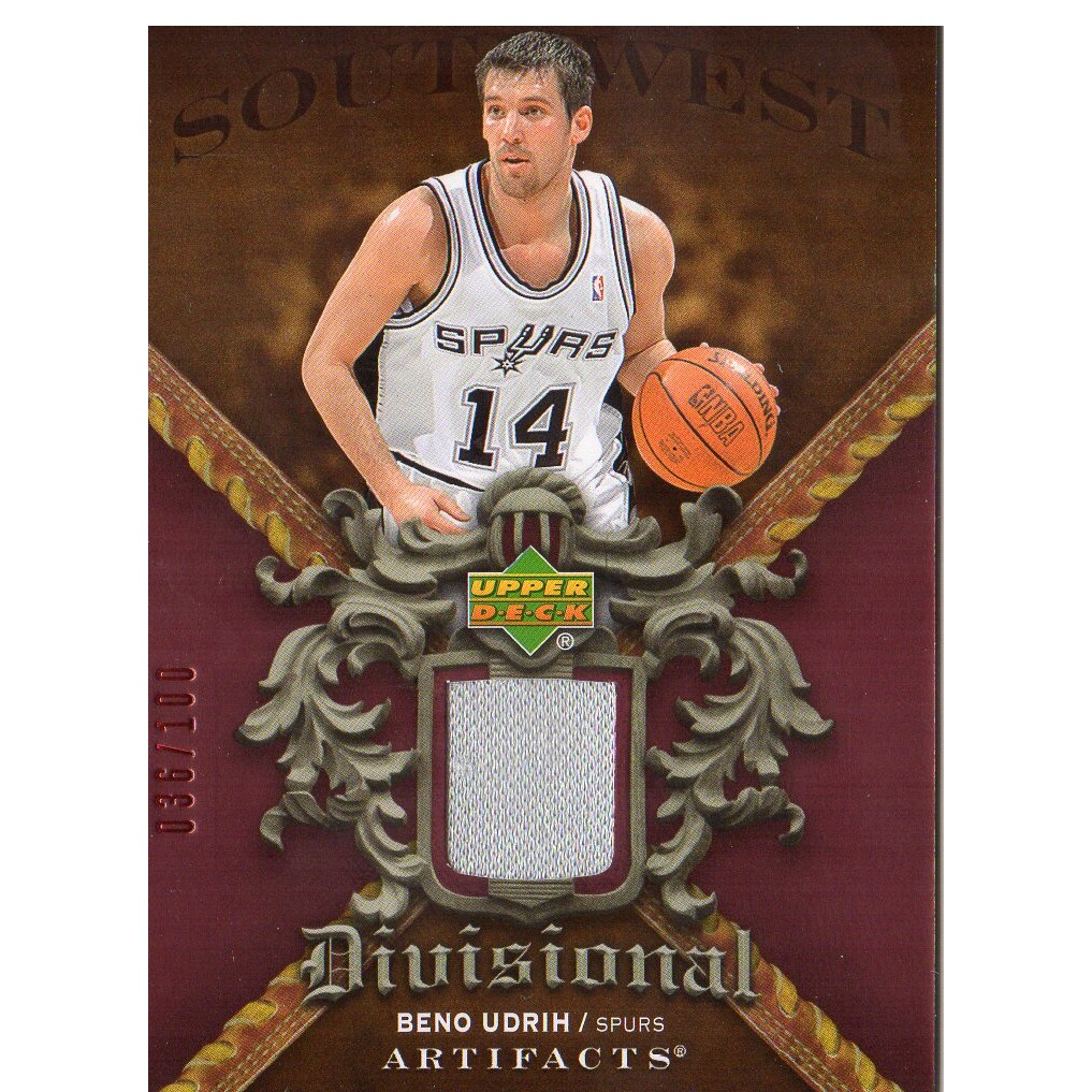 2007-08 Artifacts Divisional Artifacts Red #DAUD Beno Udrih