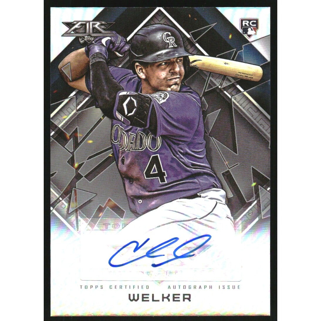 2022 Topps Fire Autographs #FACW Colton Welker