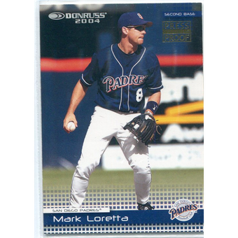 2004 Donruss Press Proofs Gold #351 Mark Loretta
