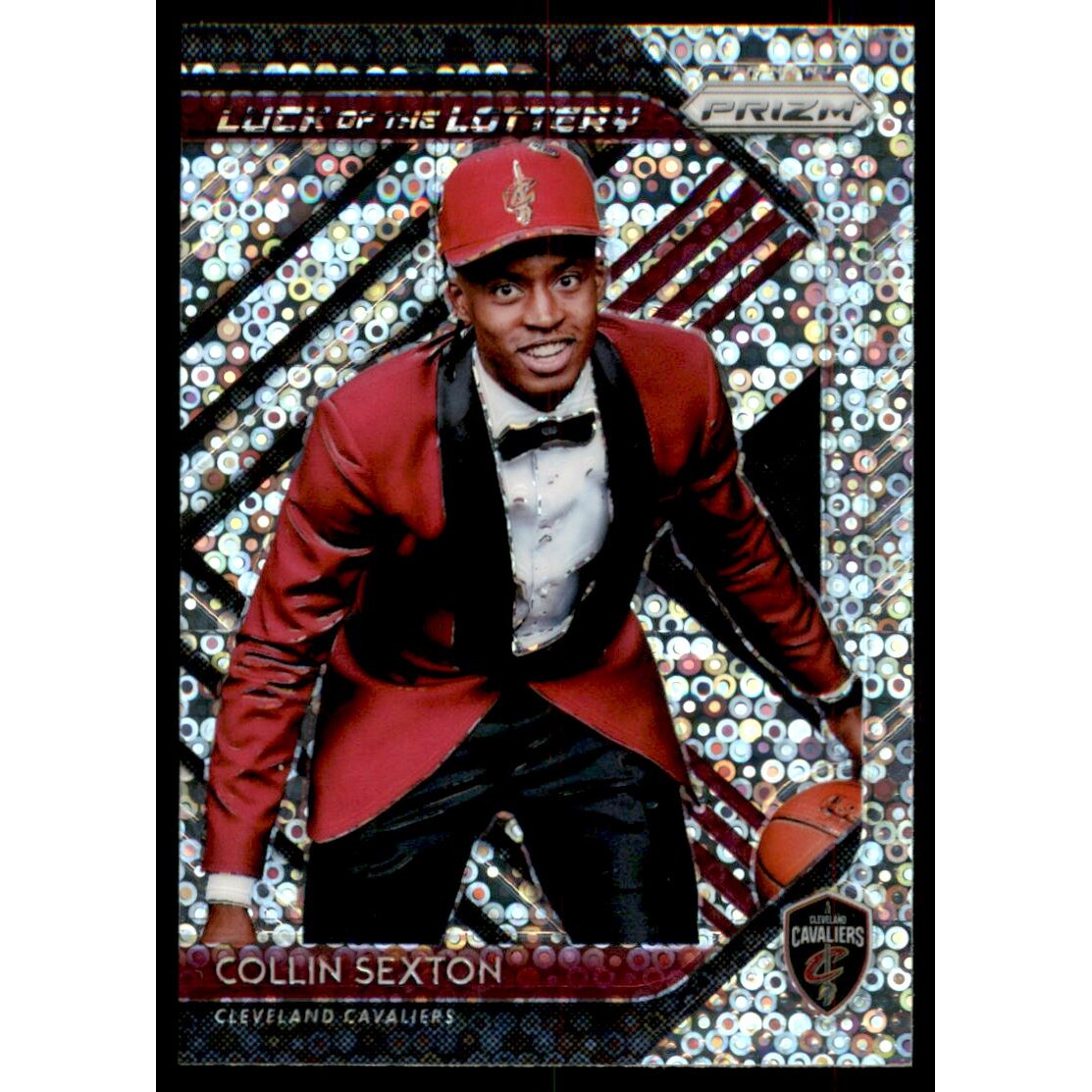 2018-19 Panini Prizm Luck of the Lottery Prizms Fast Break #8 Collin Sexton