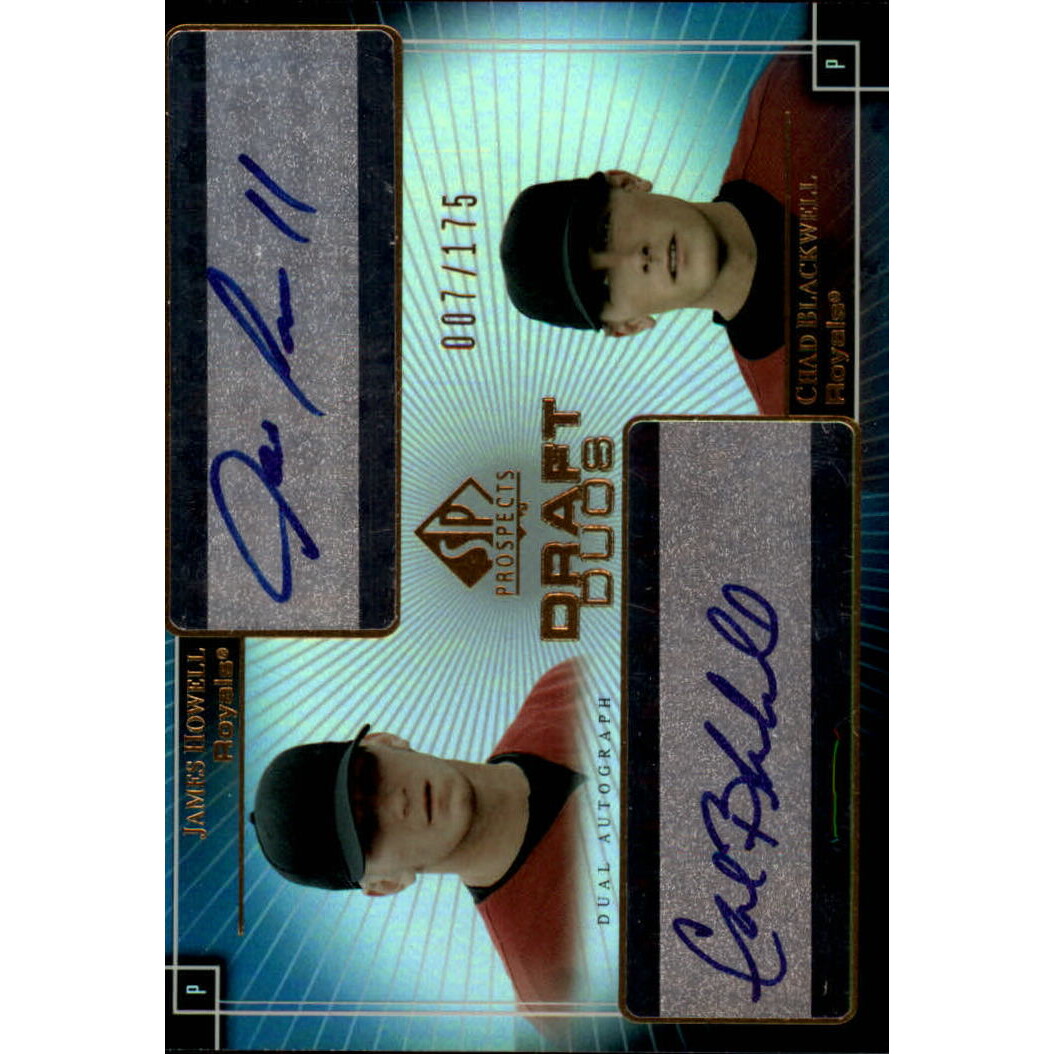 2004 SP Prospects Draft Duos Dual Autographs #HB James Howell/Chad Blackwell