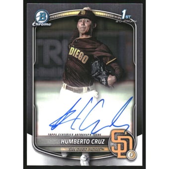 2025 Bowman Chrome Prospect Autographs #CPAHC Humberto Cruz