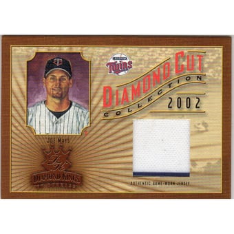 2002 Diamond Kings Diamond Cut Collection #DC37 Joe Mays Jsy/500