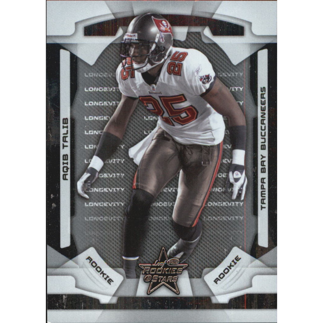 2008 Leaf Rookies and Stars Longevity Parallel Silver #120 Aqib Talib