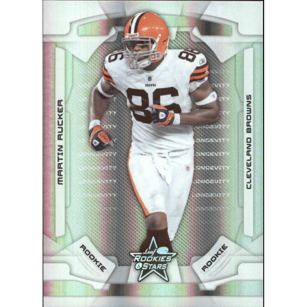 2008 Leaf Rookies and Stars Longevity Parallel Silver Holofoil #163 Martin Rucker